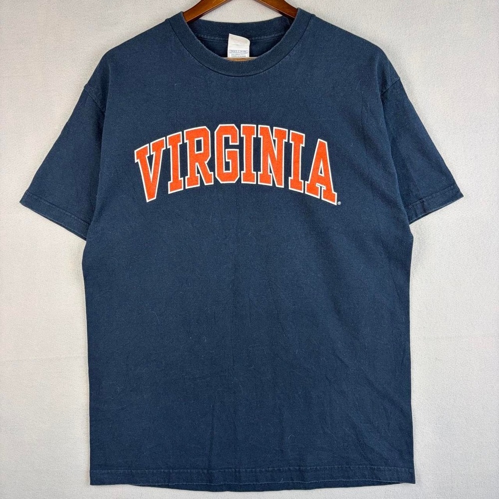 2000s University of Virginia Collegiate AAA Blue Tee Shirt L